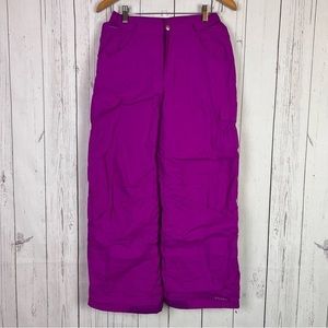 Columbia | pink magenta snow ski snowboard pants | girls size 14/16